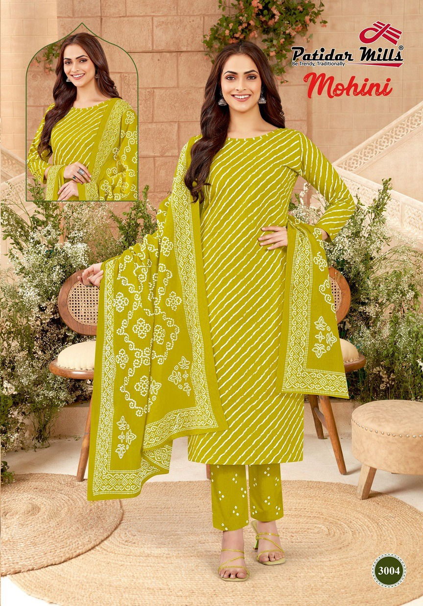 Mohini Vol 3 By Patidar Cotton Printed Kurta With Bottom Dupatta